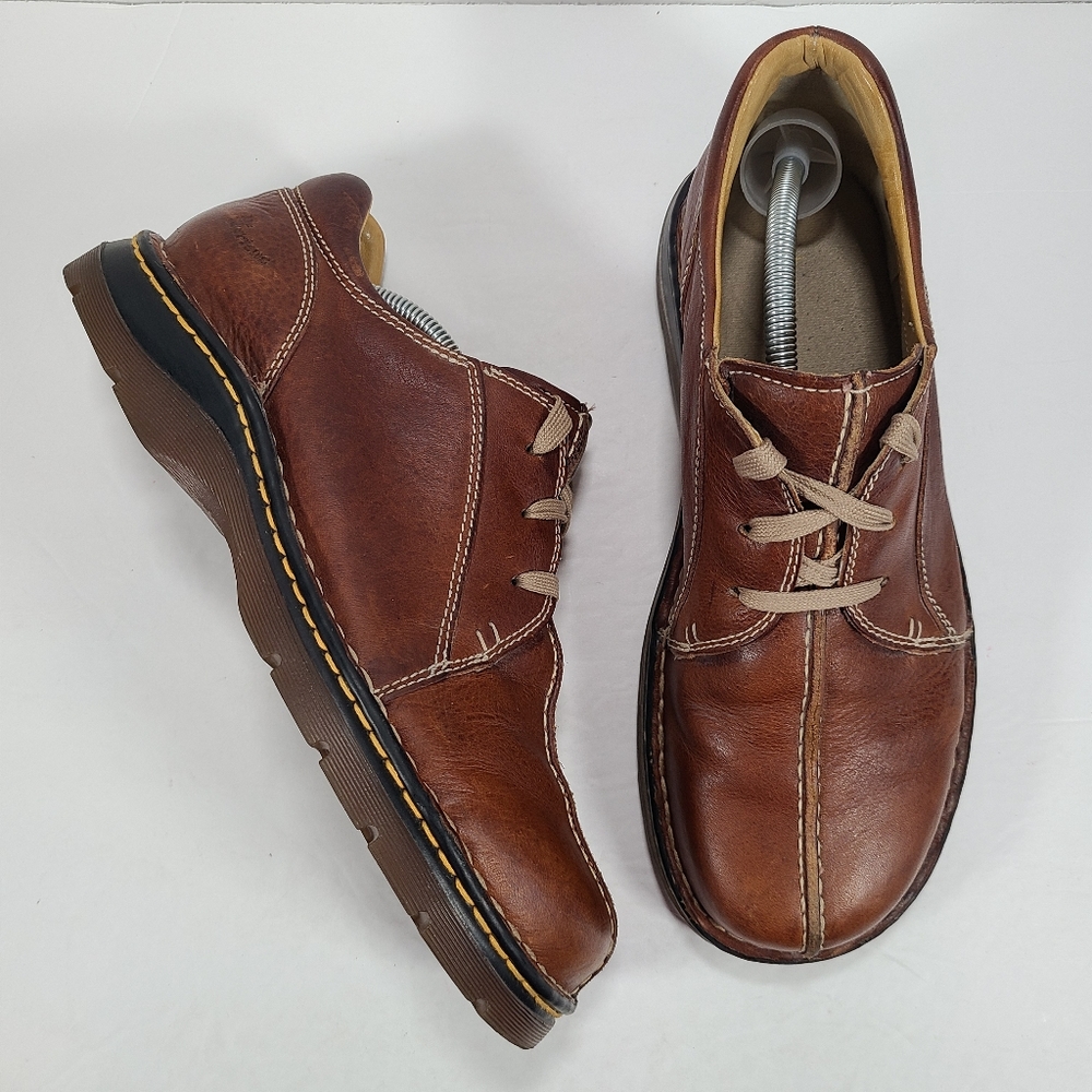 Dr. Martens Brown Leather 11232 Split Front 3-Eyelet Oxford Shoes Men Size 11